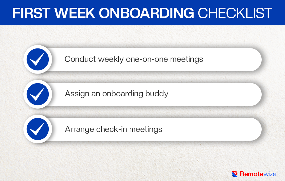 First-week developer onboarding checklist