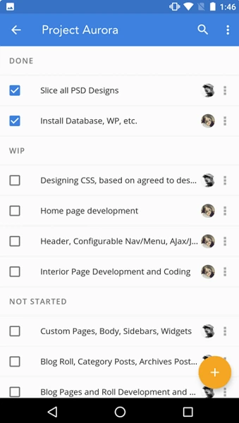 Fleep Chat app on mobile