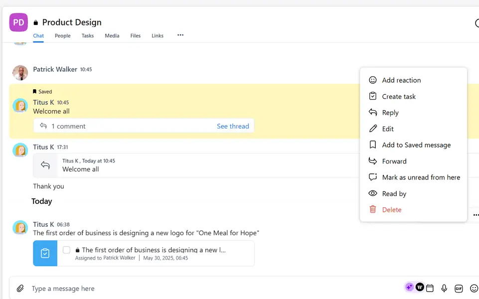 create task from message
